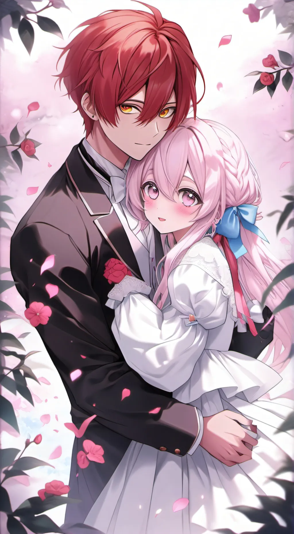 ai character: bakugo x T/N background