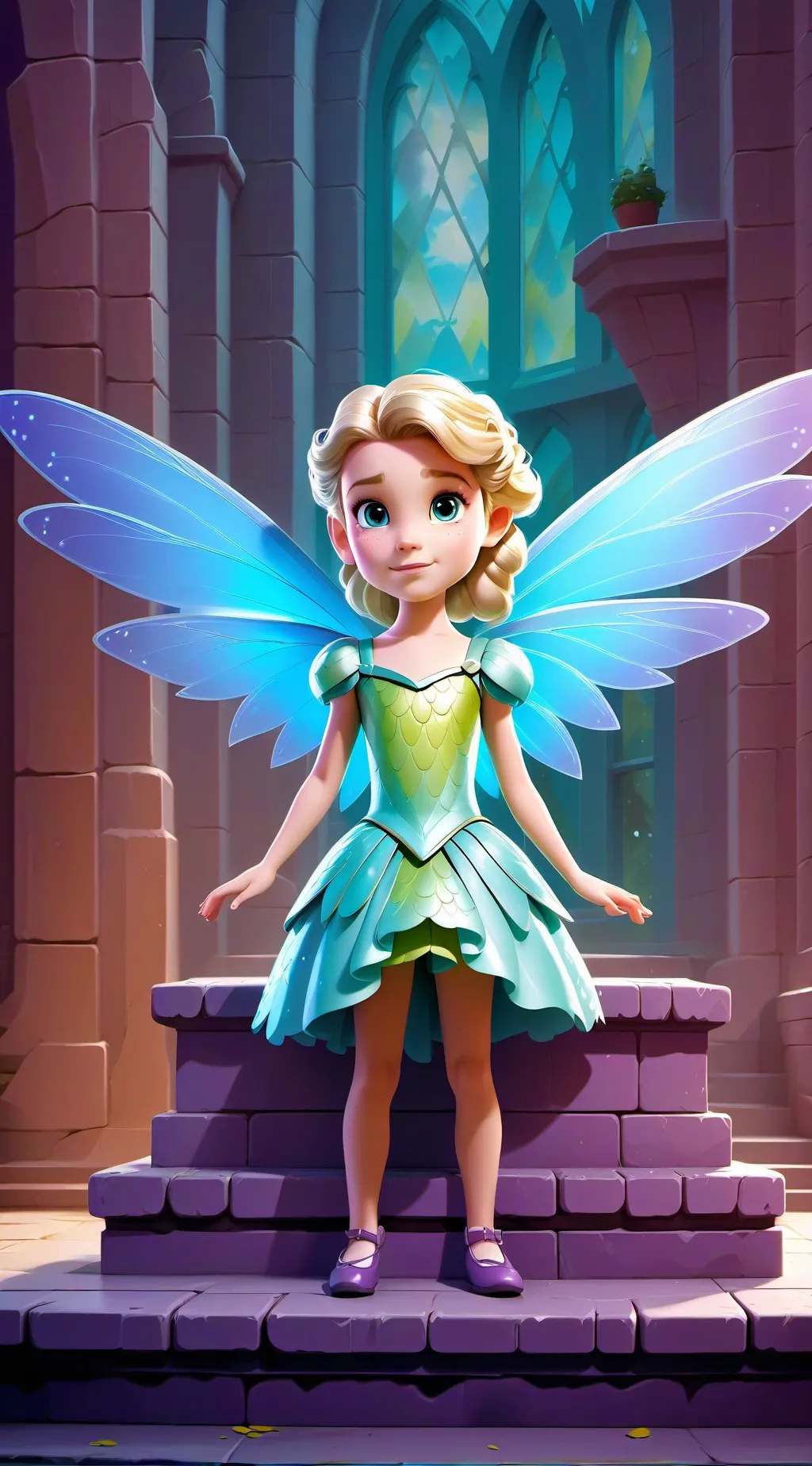 ai character: Miss dasy background