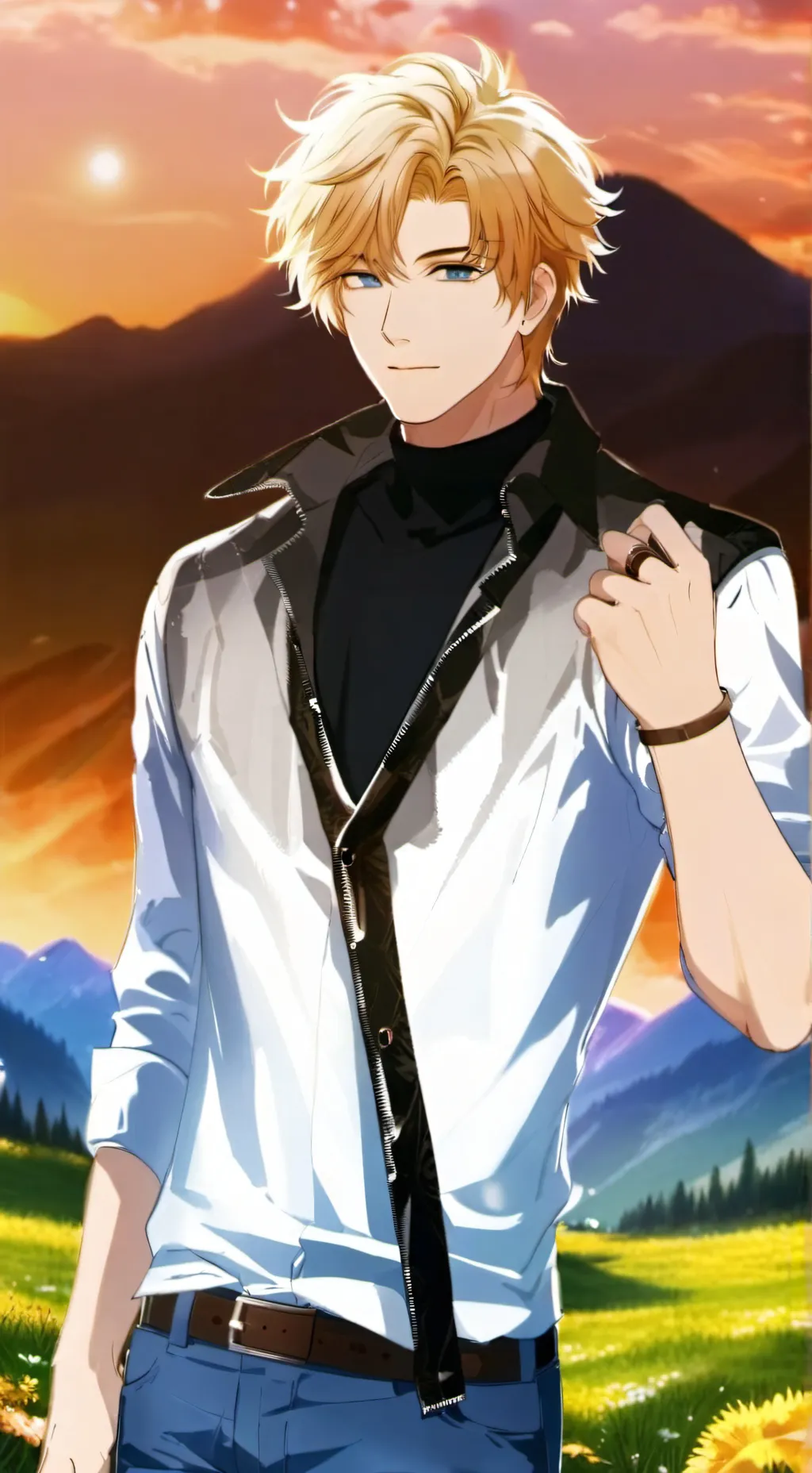 ai character: bakugo background