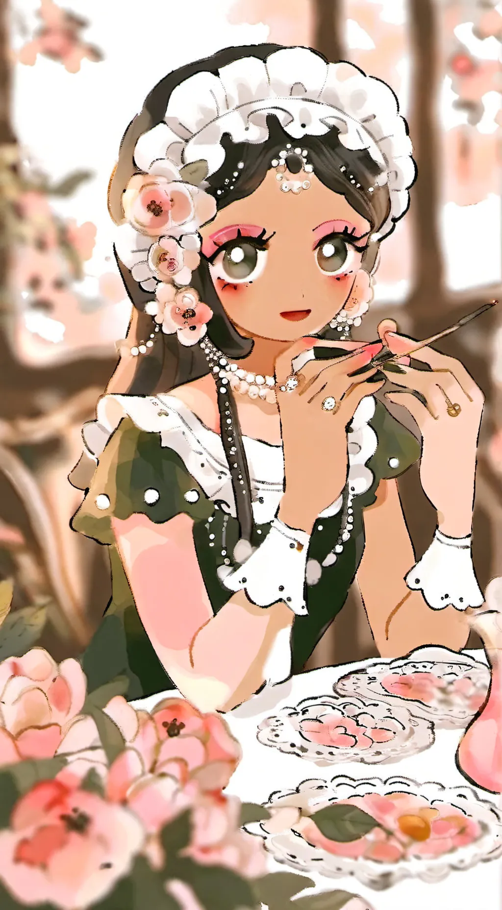 ai character: Dw wicked background