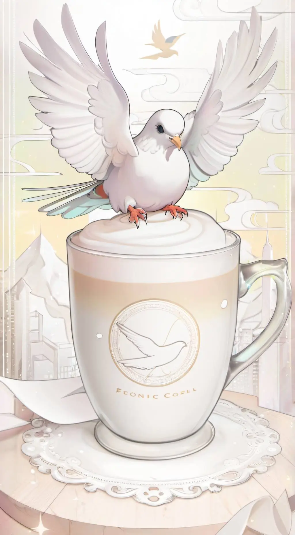 ai character: ￼ perfect town!￼ background