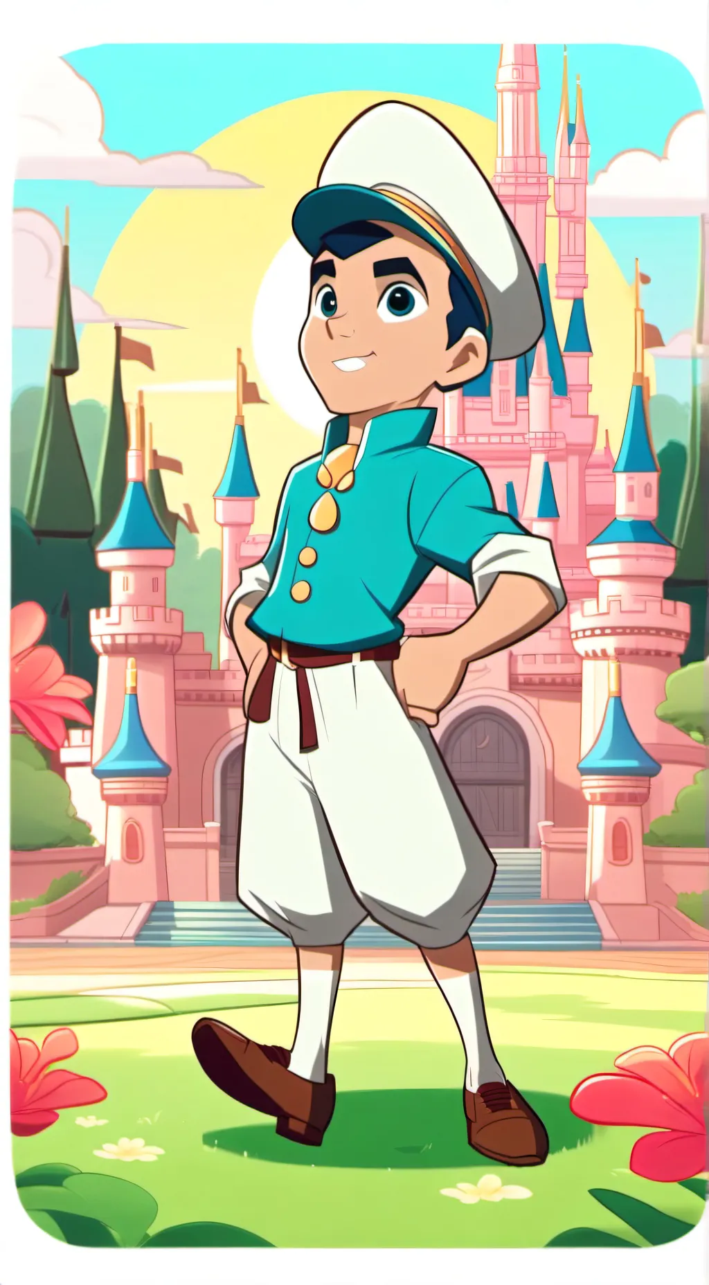 ai character: your local shark background