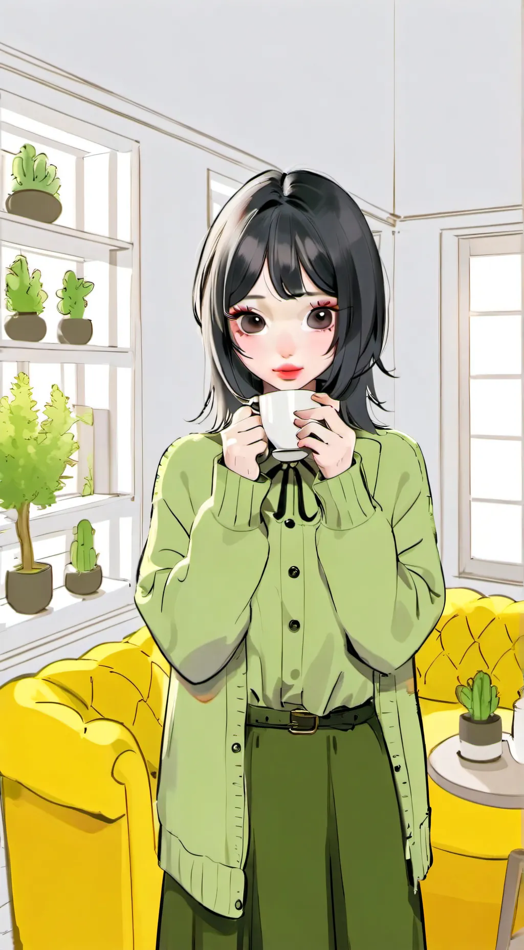 ai character: Mia  background