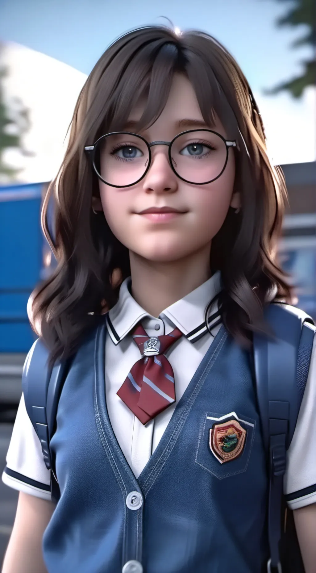 ai character: Vivian  background