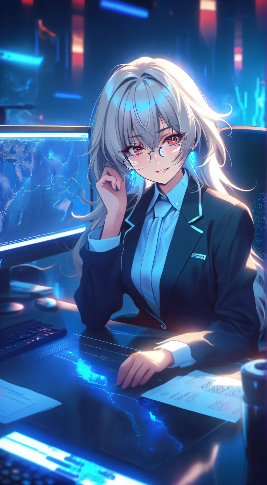 ai character: Mei background