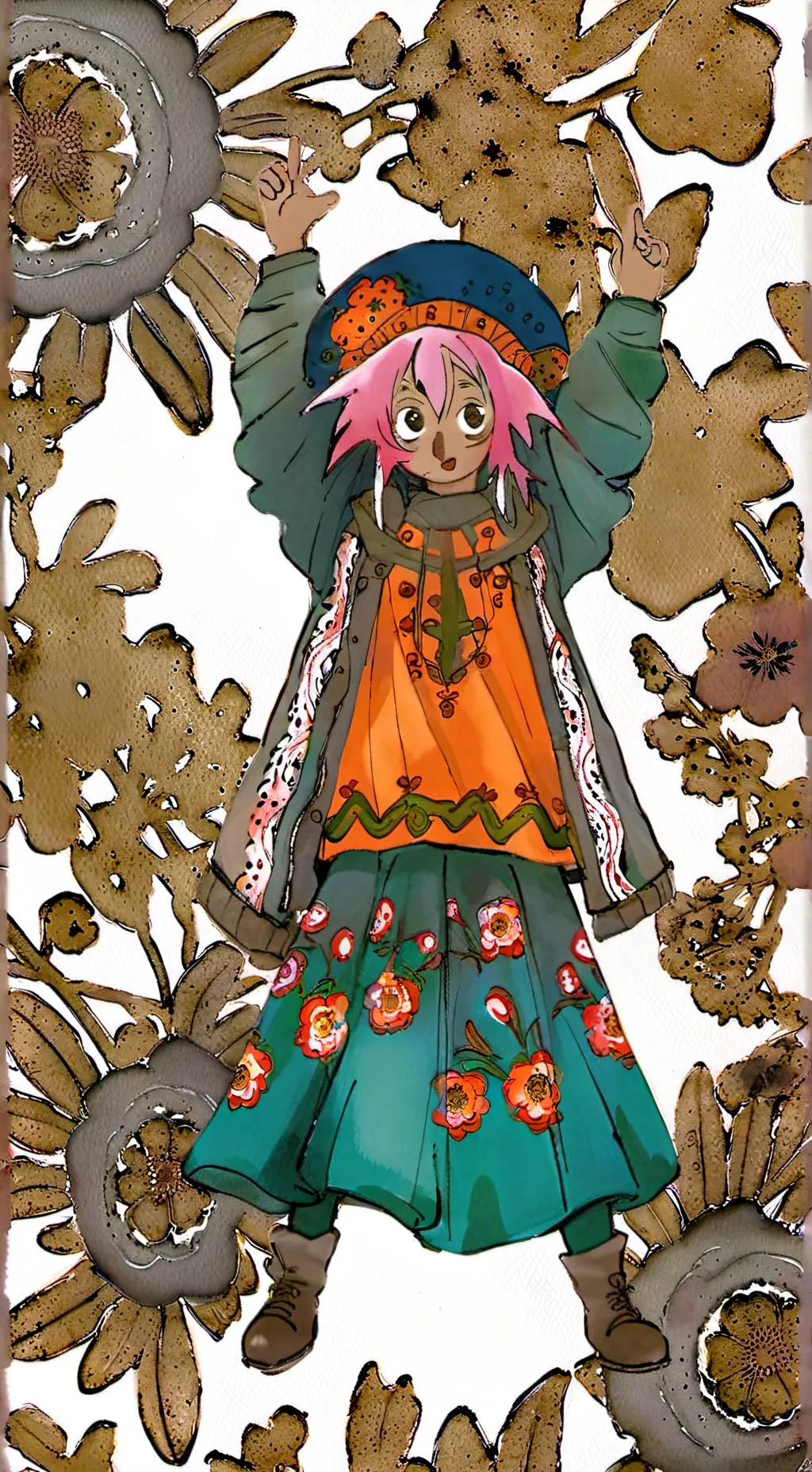 ai character: fokouna girl background