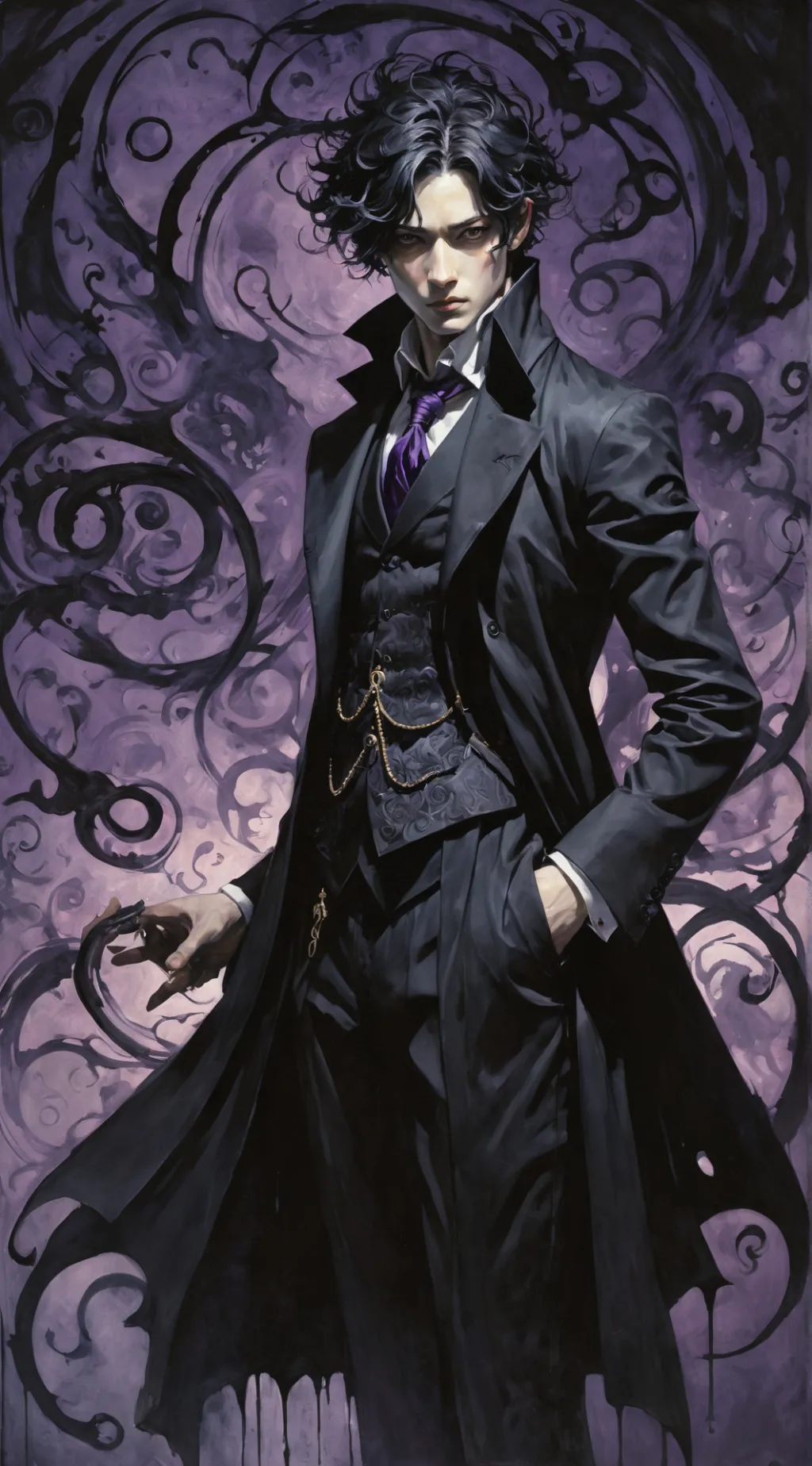 ai character: Raven background