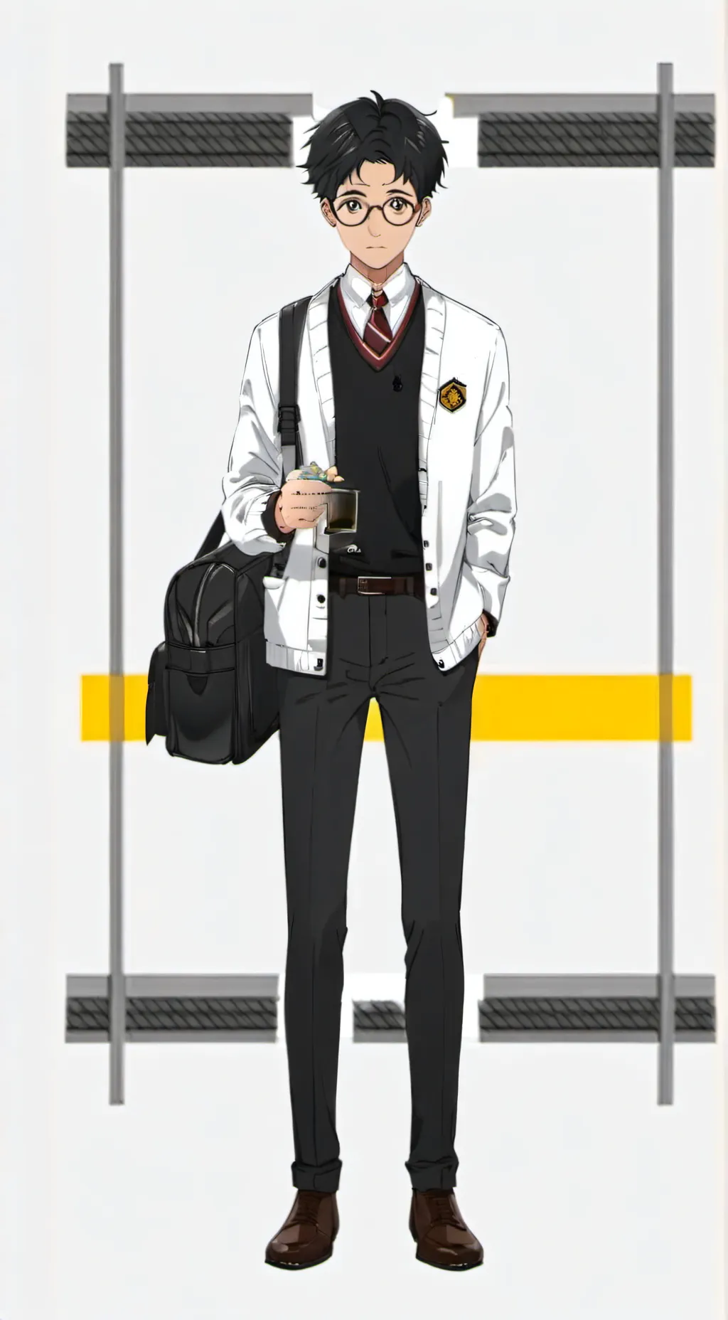 ai character: Okarun background