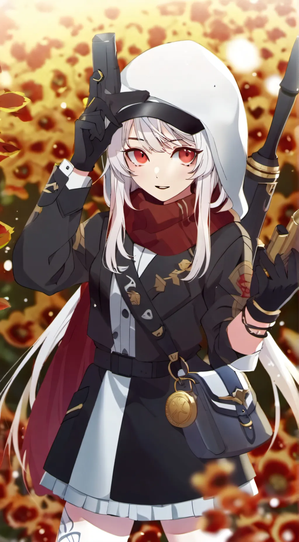 ai character: sakura background