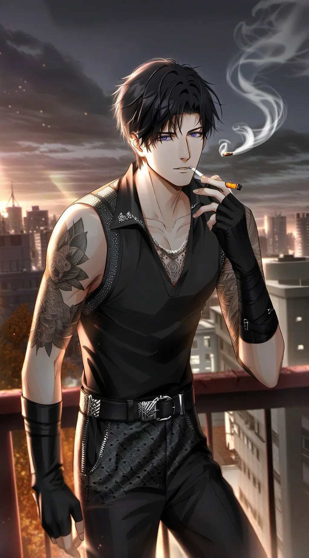 ai character: Arthur and aspen background