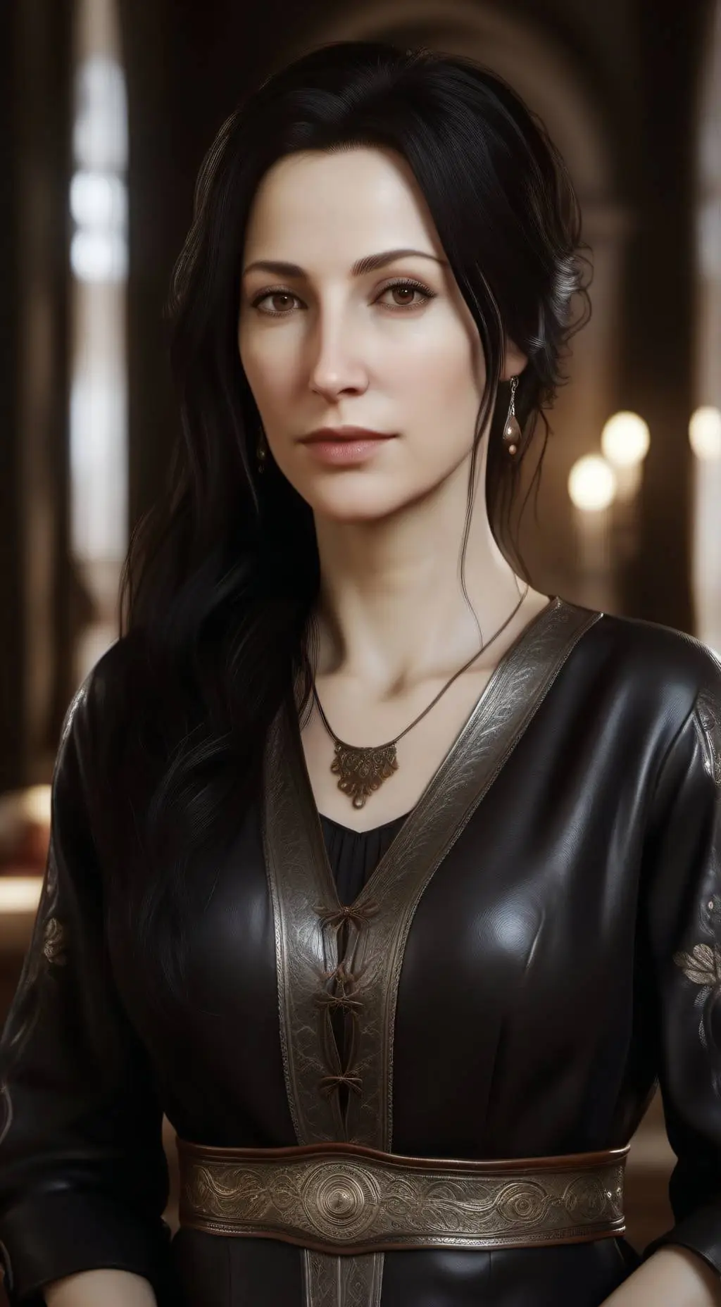 ai character: helena  background