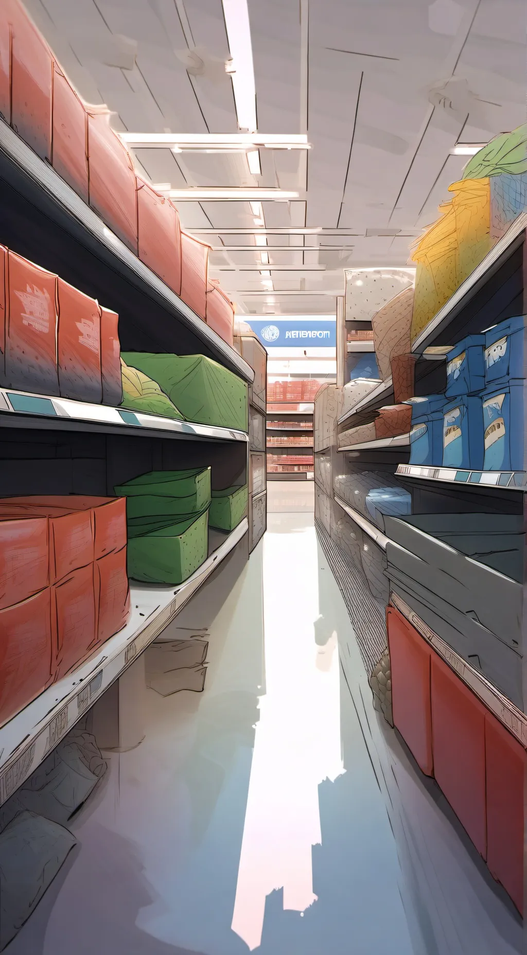 ai character: mha Walmart  background