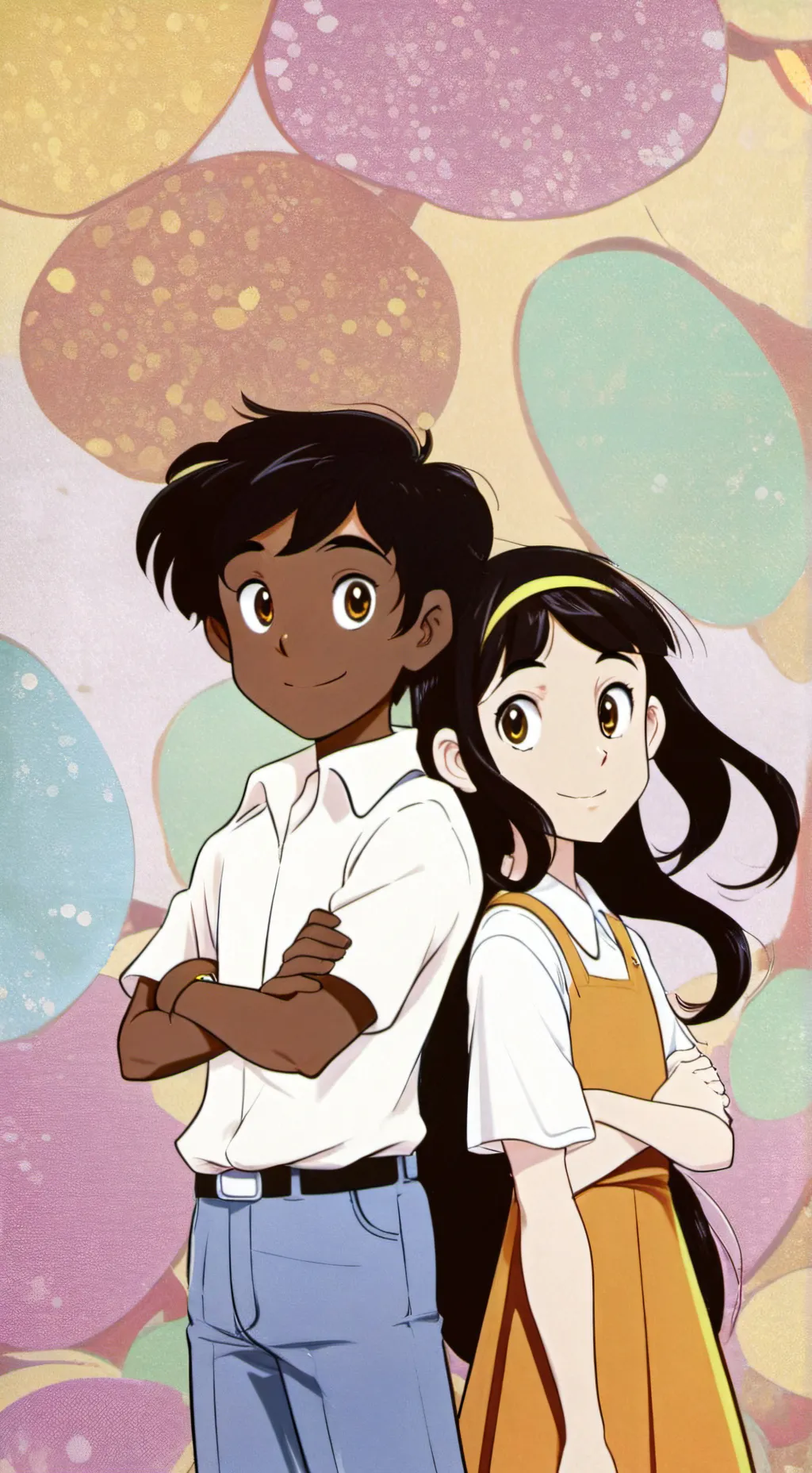 ai character: Margo y paolo background