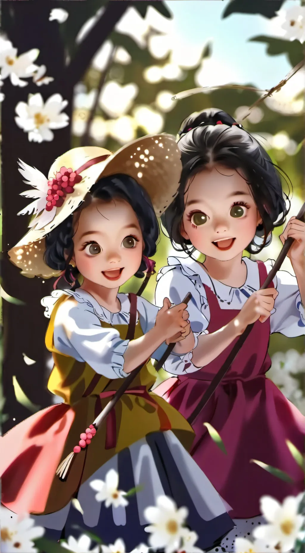 ai character: lea and nazli background