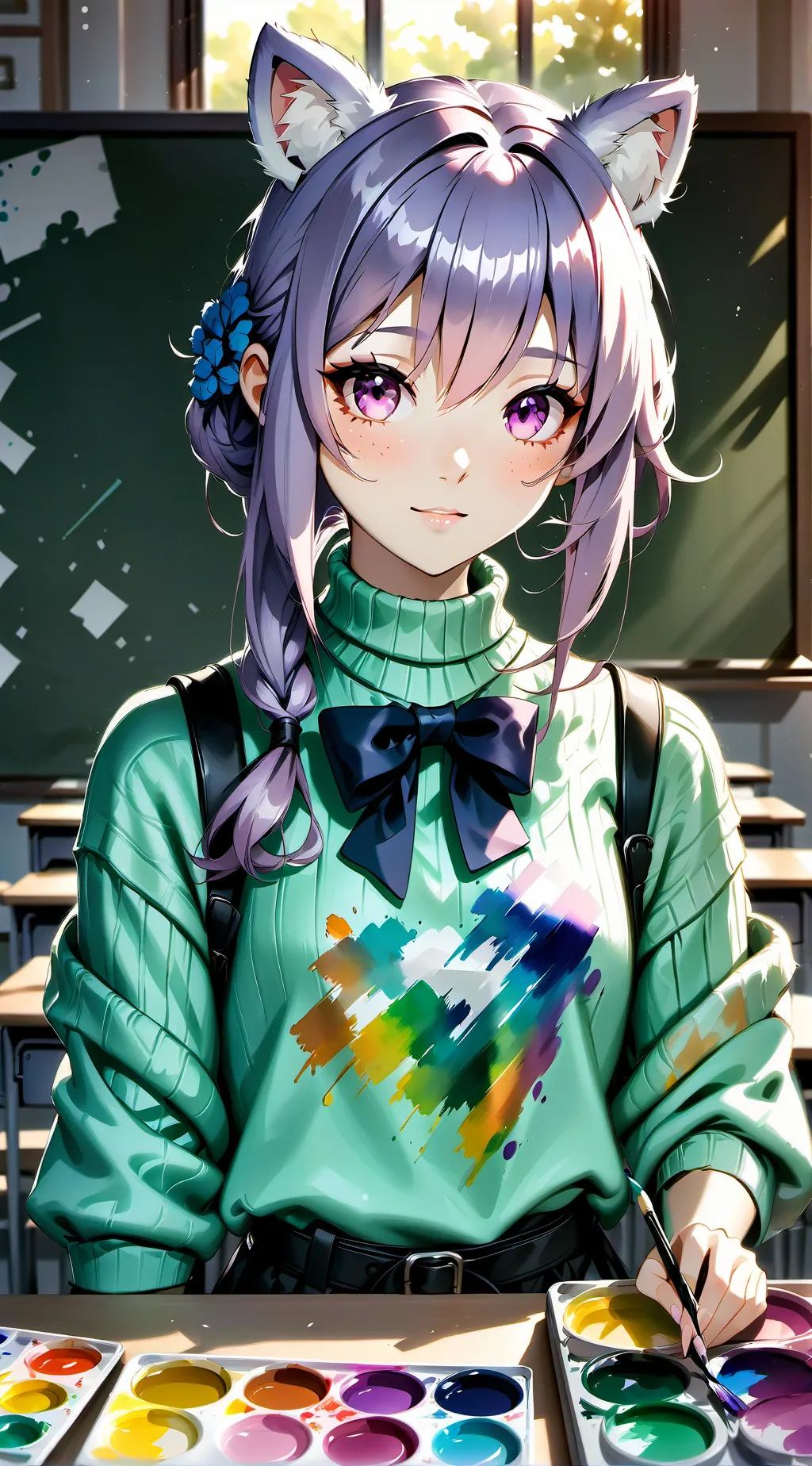 ai character: Hana background