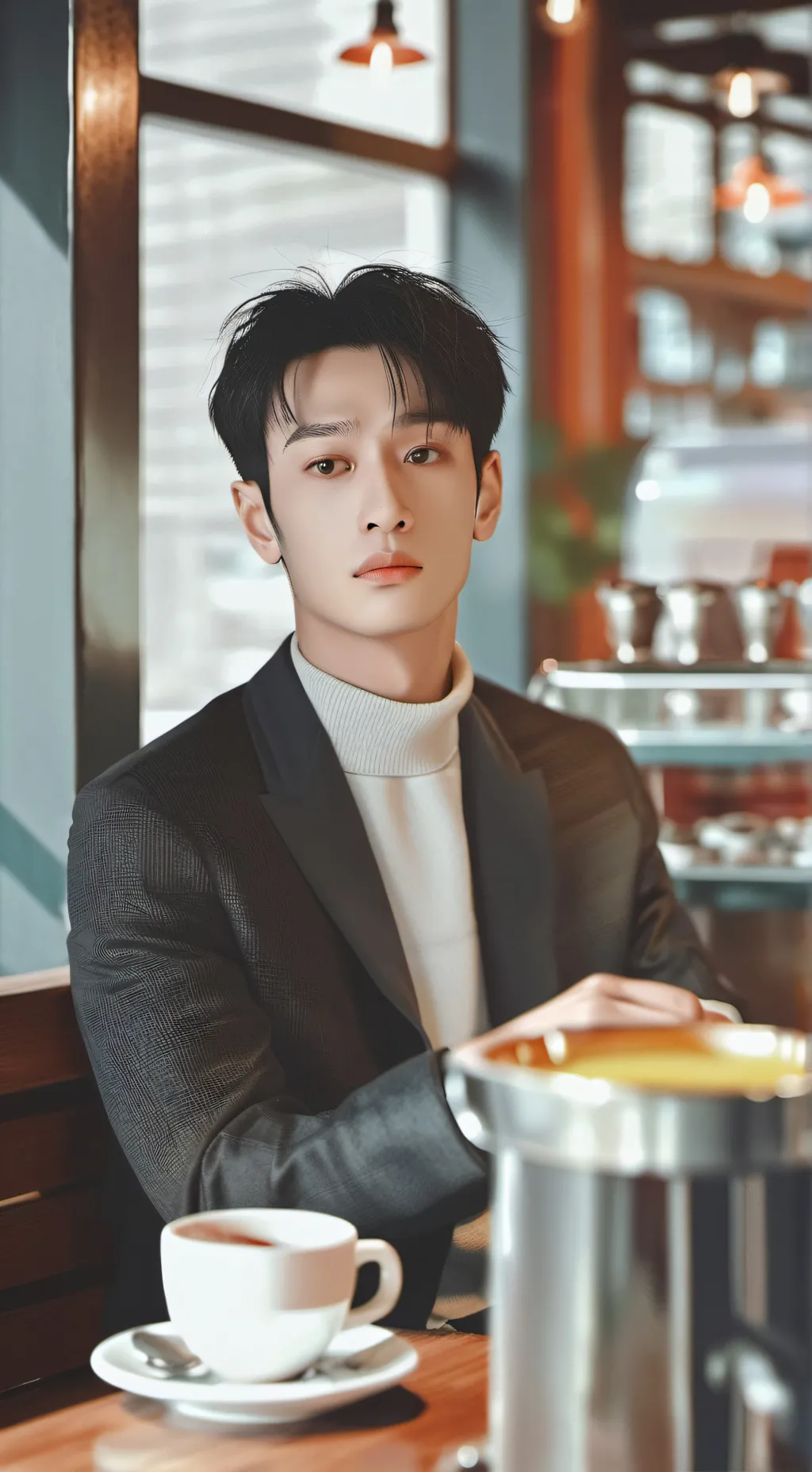 ai character: Bangchan  background