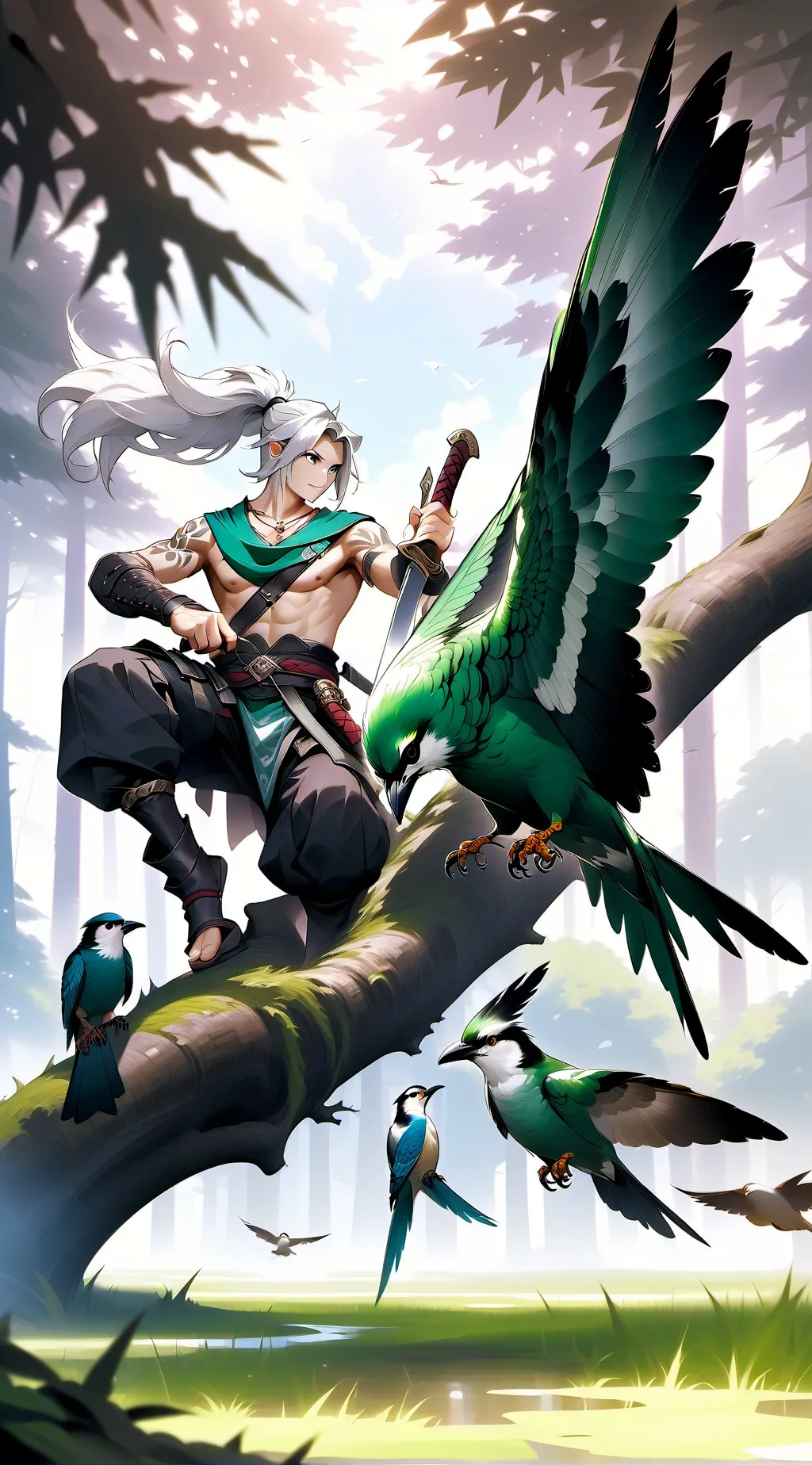 ai character: Naruto RPG background