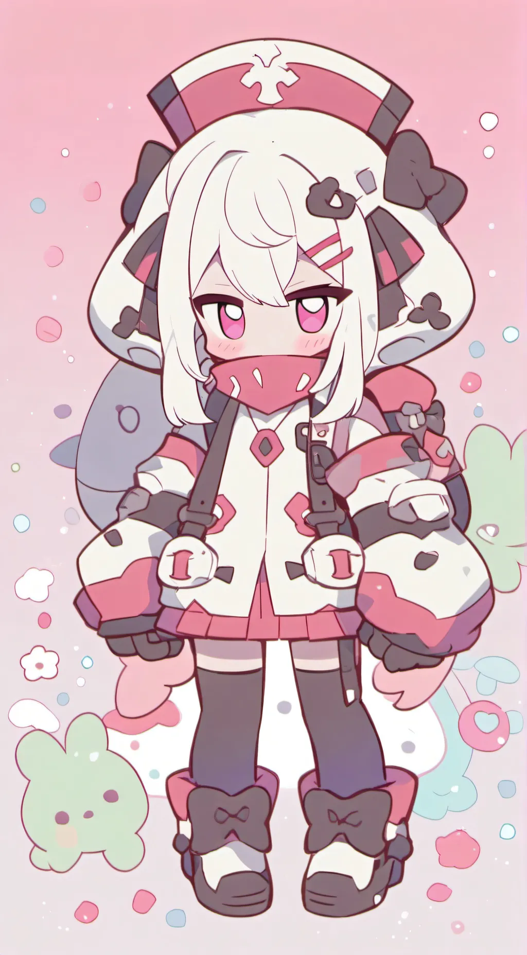 ai character: squidgame  background