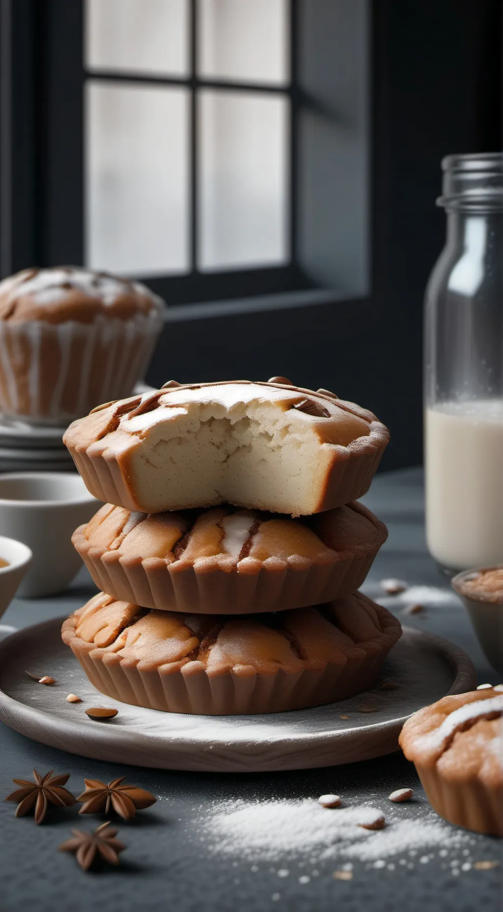 ai character: ning ning's bakery background