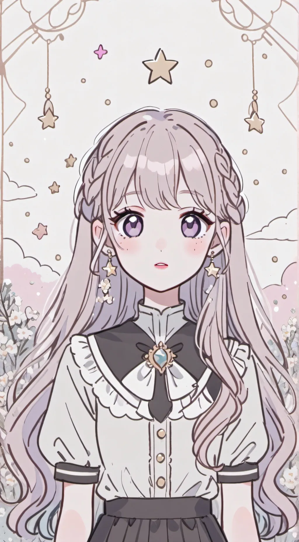 ai character: idk What to make background