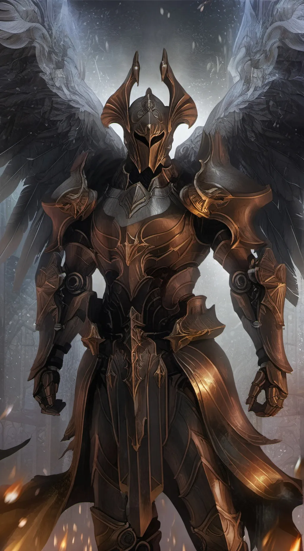 ai character: God of War background