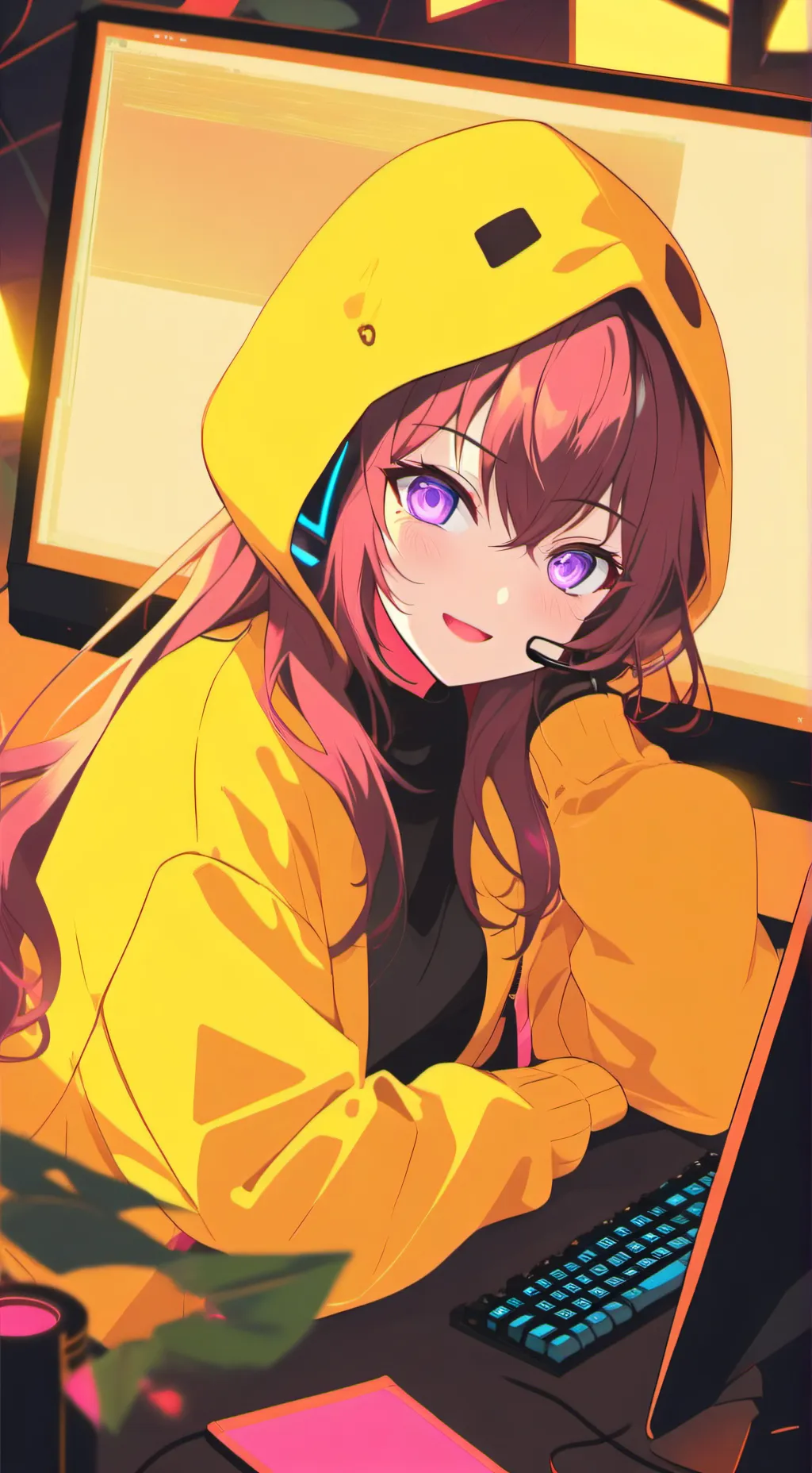 ai character: Miko background