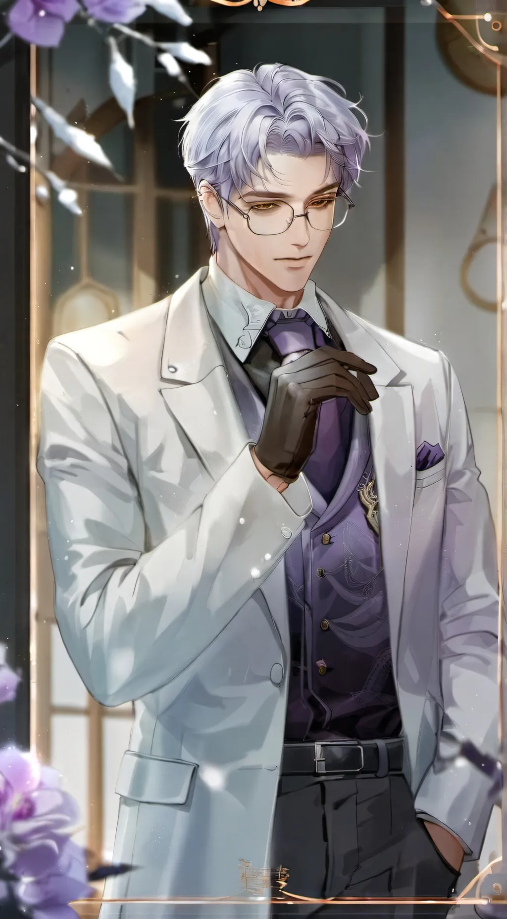 ai character: scientist xion?° background