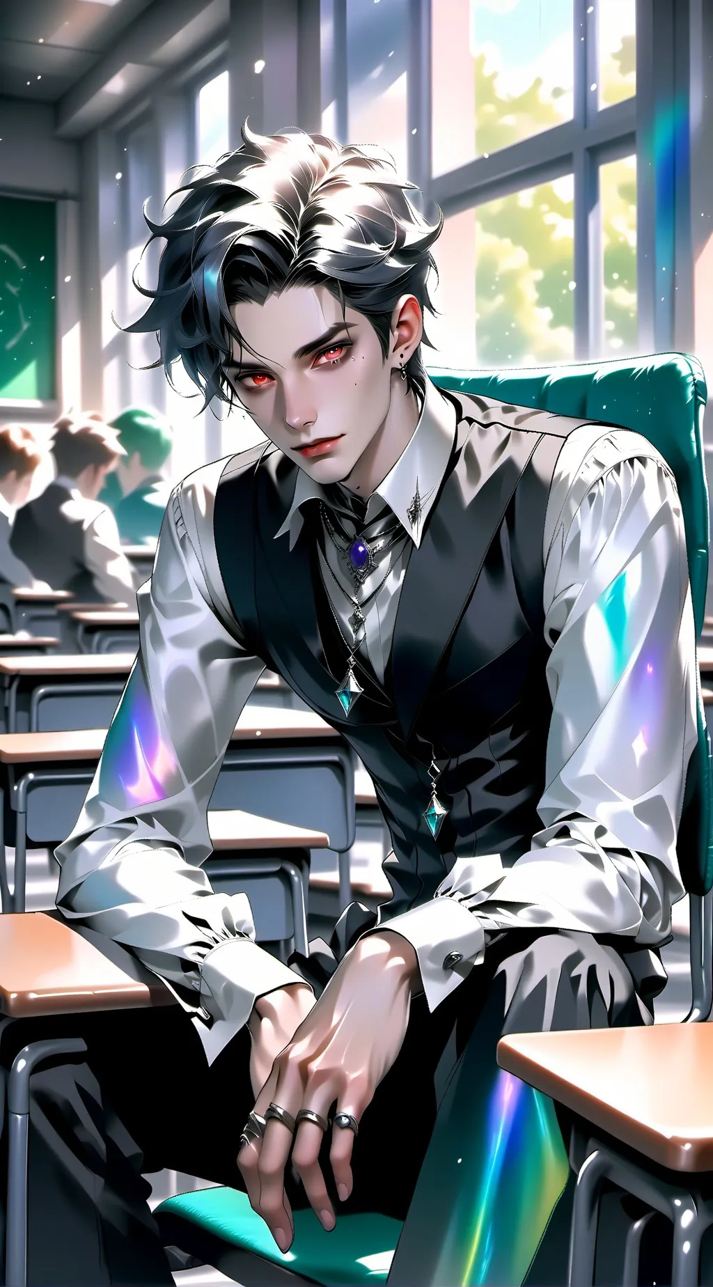 ai character: human school background