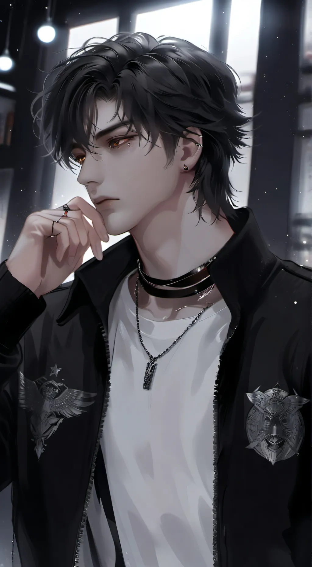 ai character: August Verity background