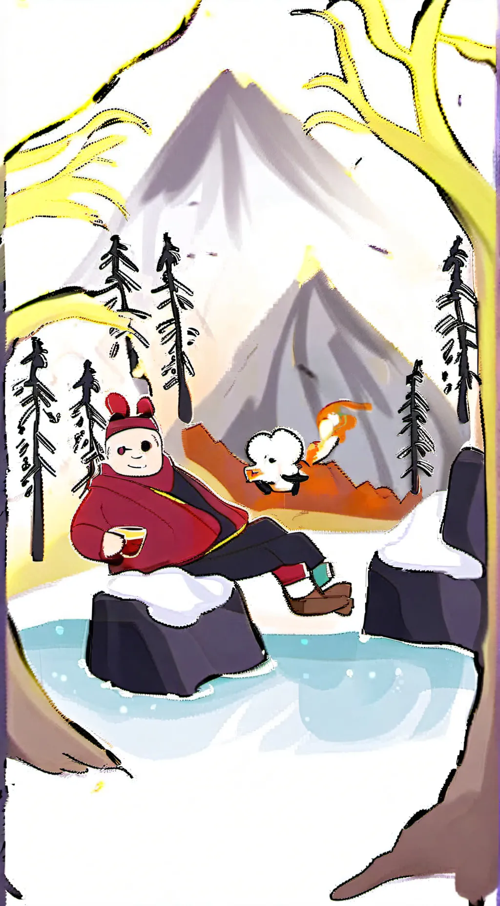 ai character: Noob x gest 5 background