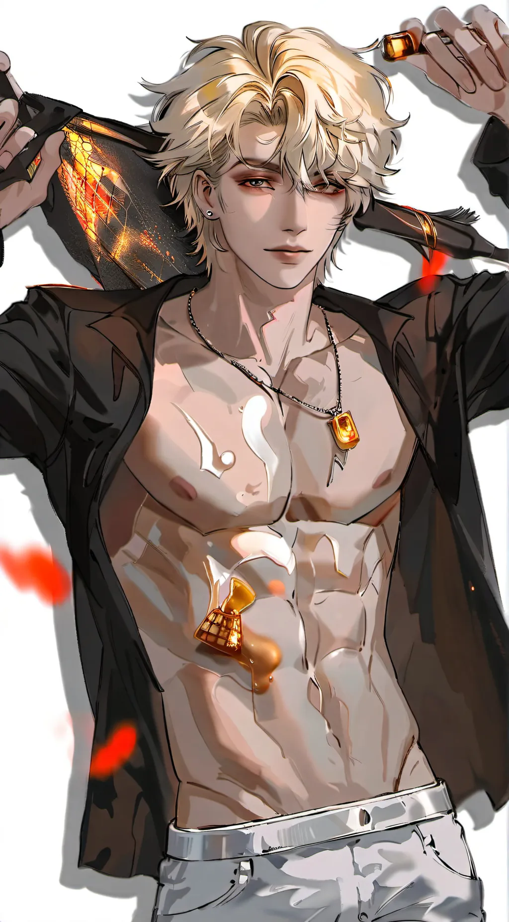 ai character: katsuki bakugo background