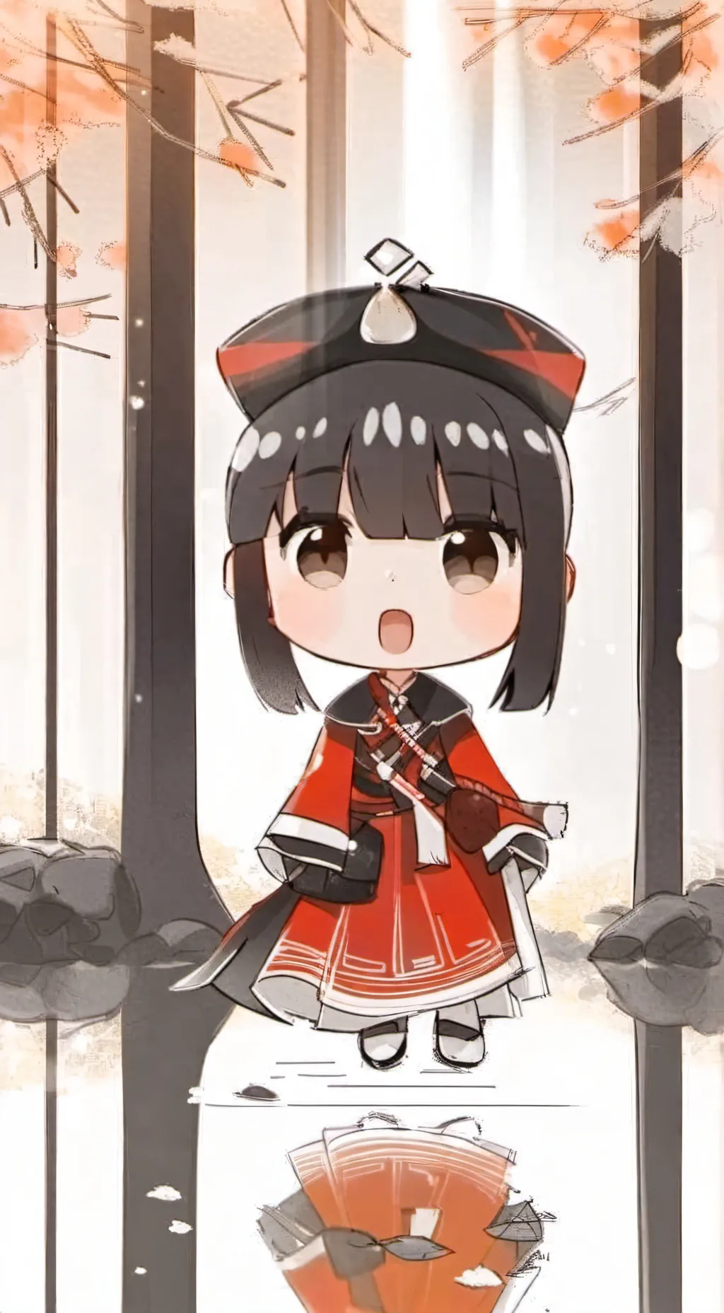 ai character: natalia de 1 año background