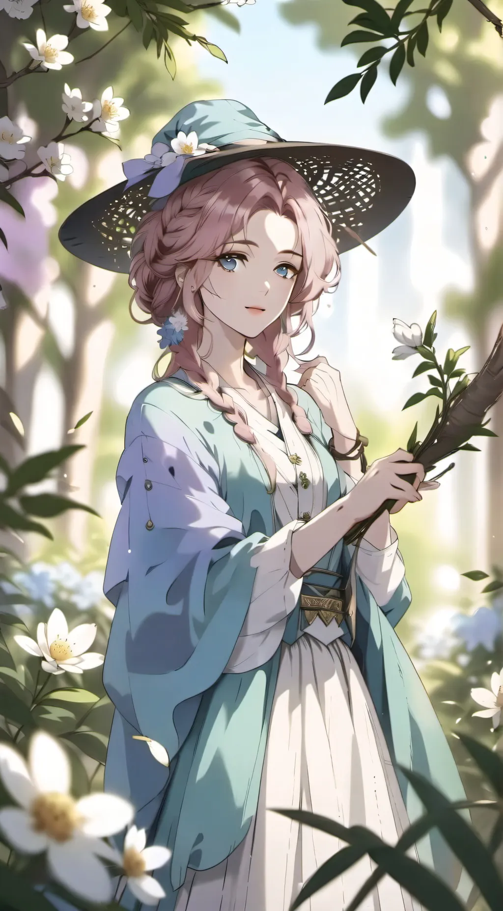 ai character: angela background