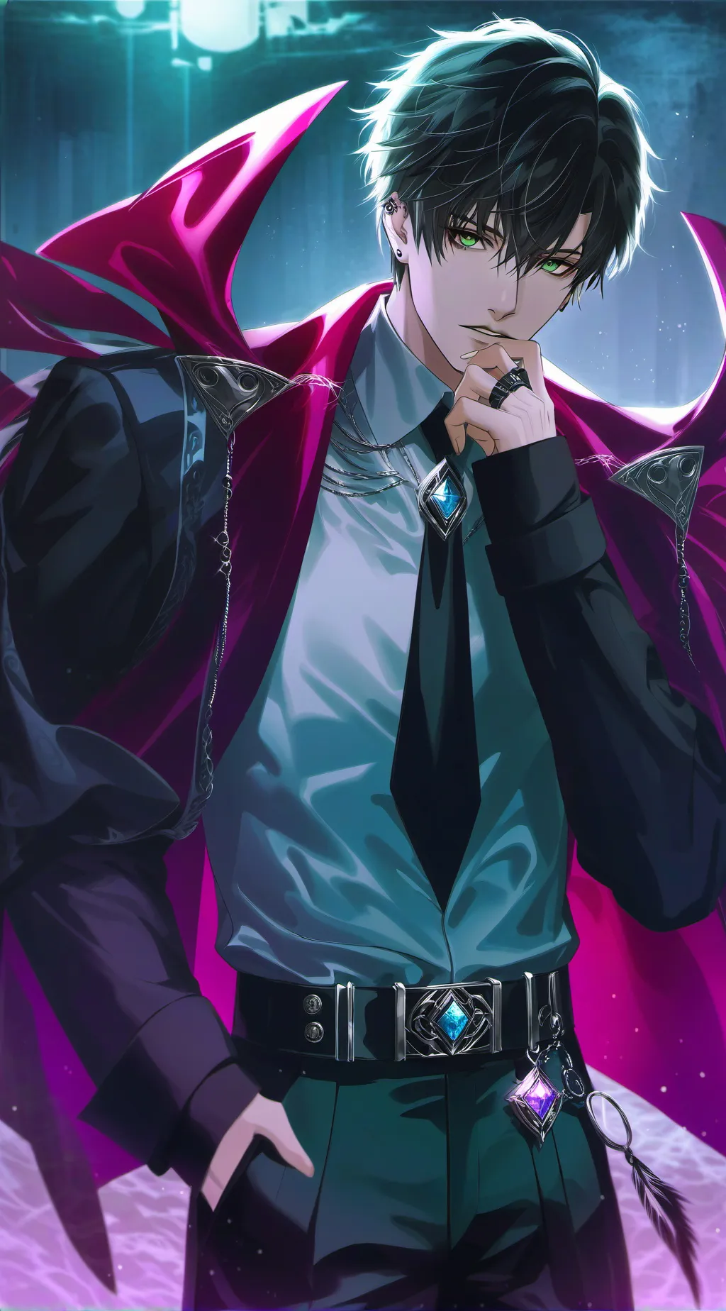 ai character: Alexander  background