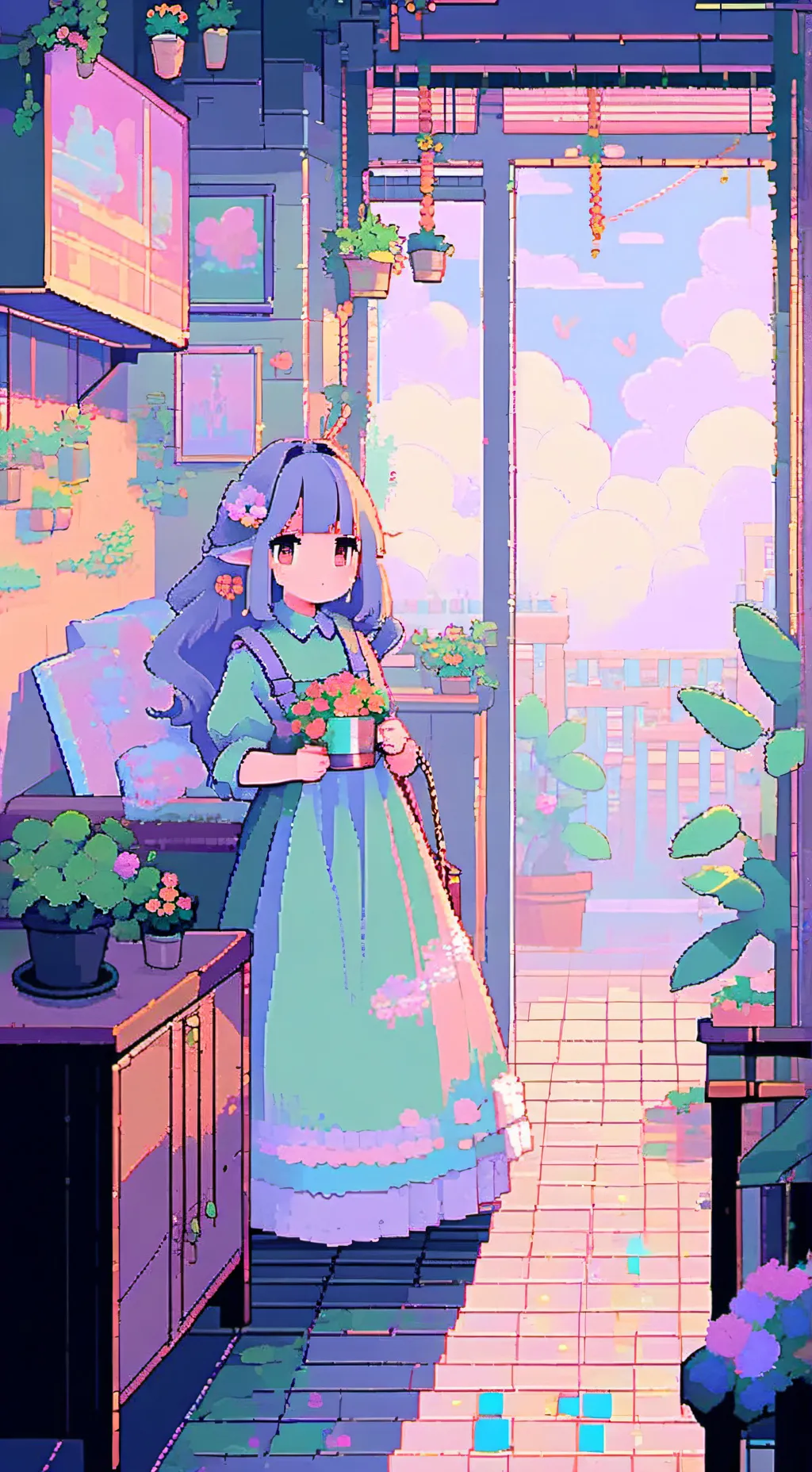 ai character: Bunny Maloney background