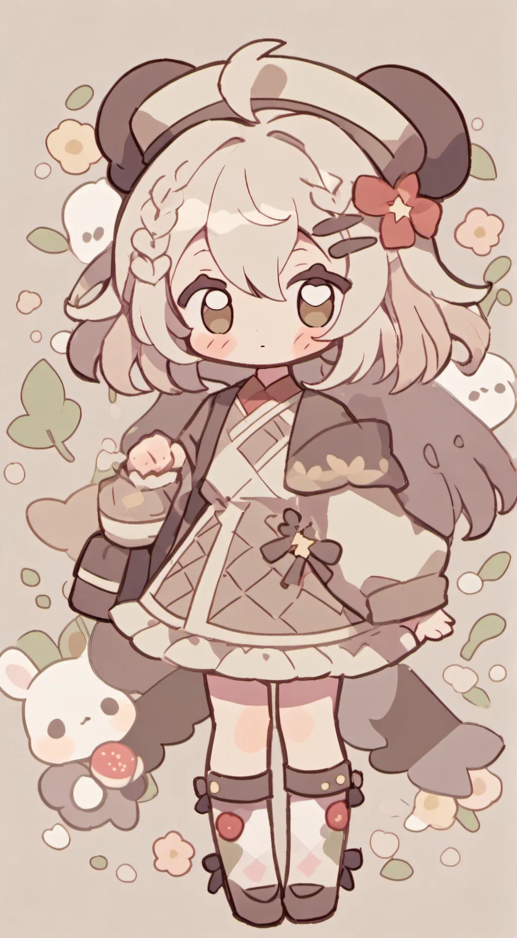 ai character: kny solar storm... background