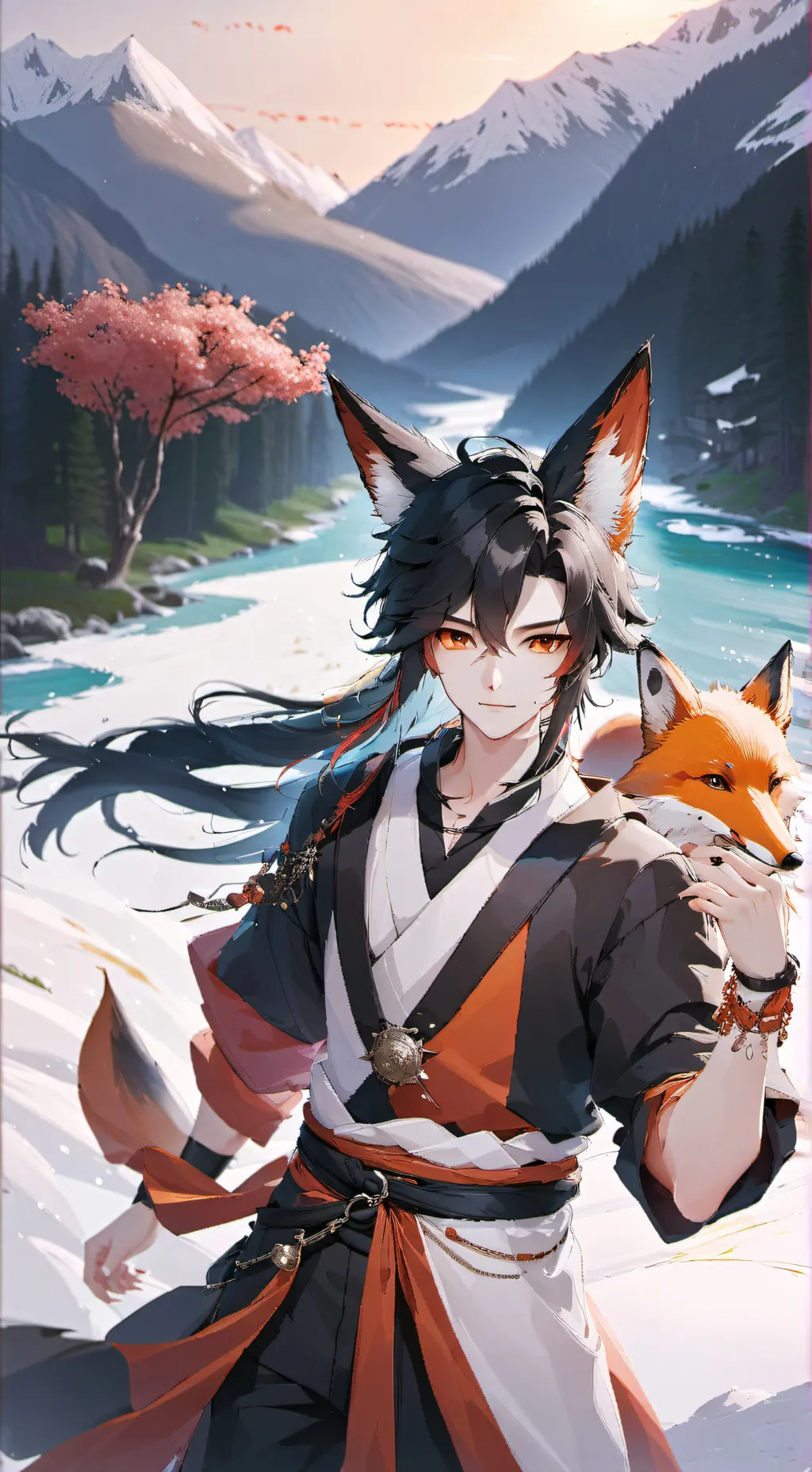 ai character: Fox owner!zane! background