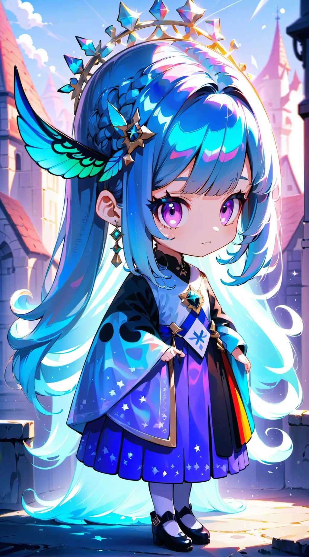 ai character: pollen. (Poland🇵🇱) background