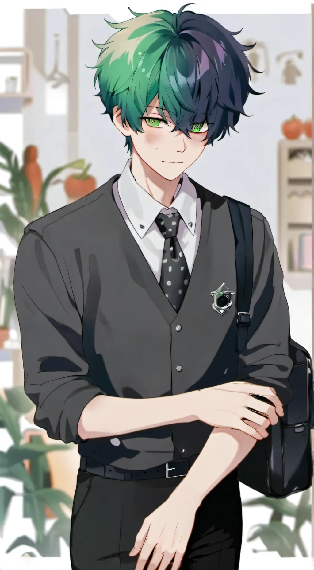 ai character: Burry the past Mha background