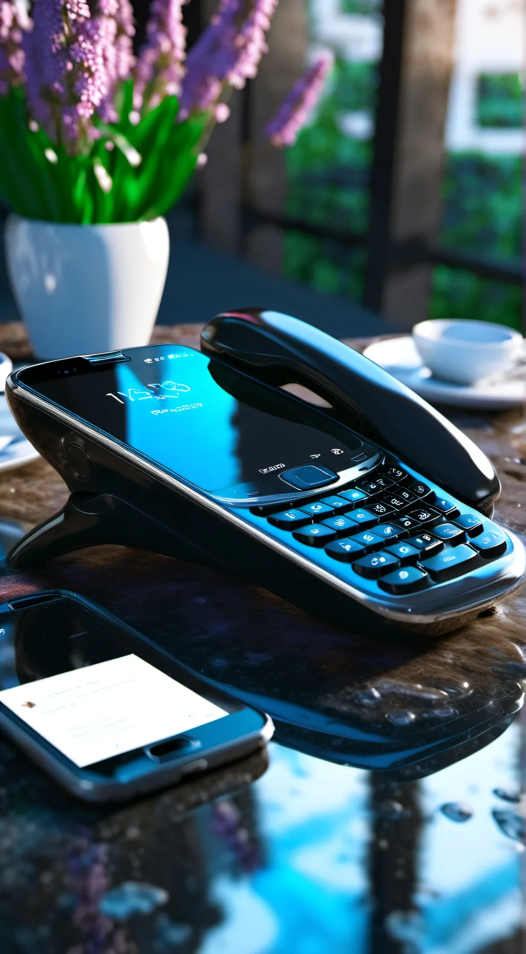 ai character: cel background