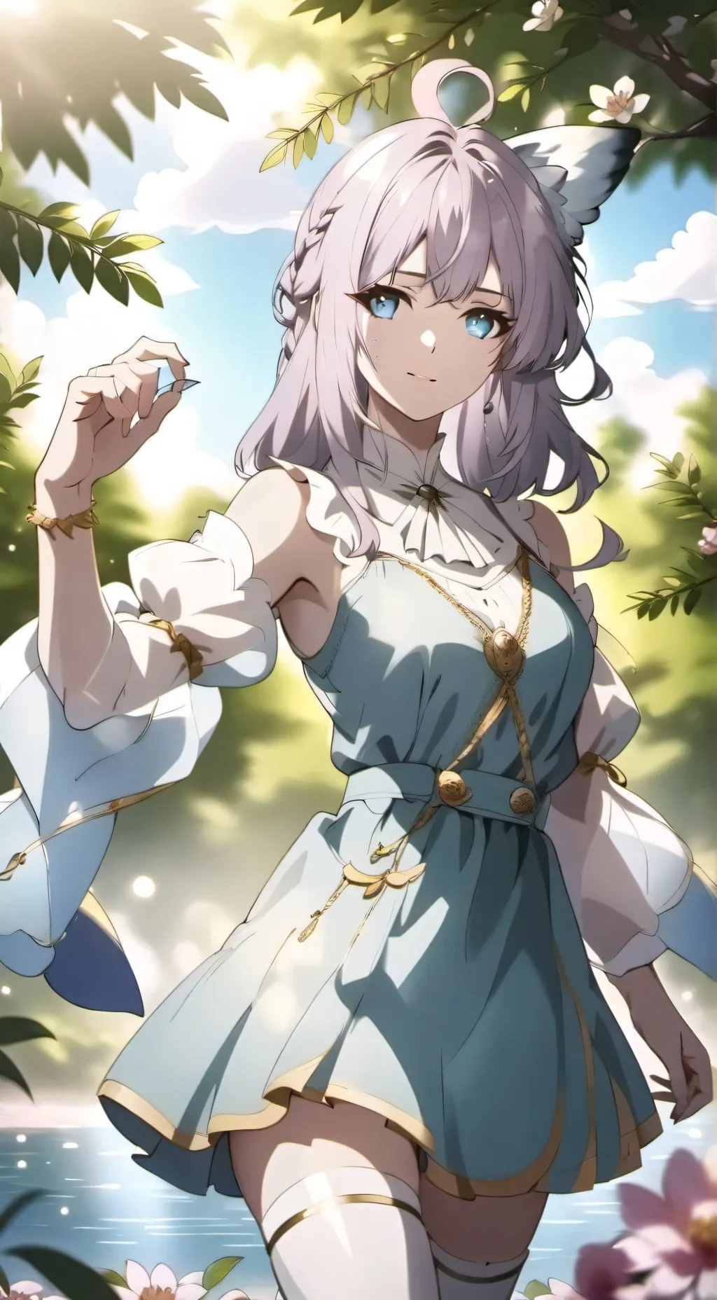 ai character: Mazy background