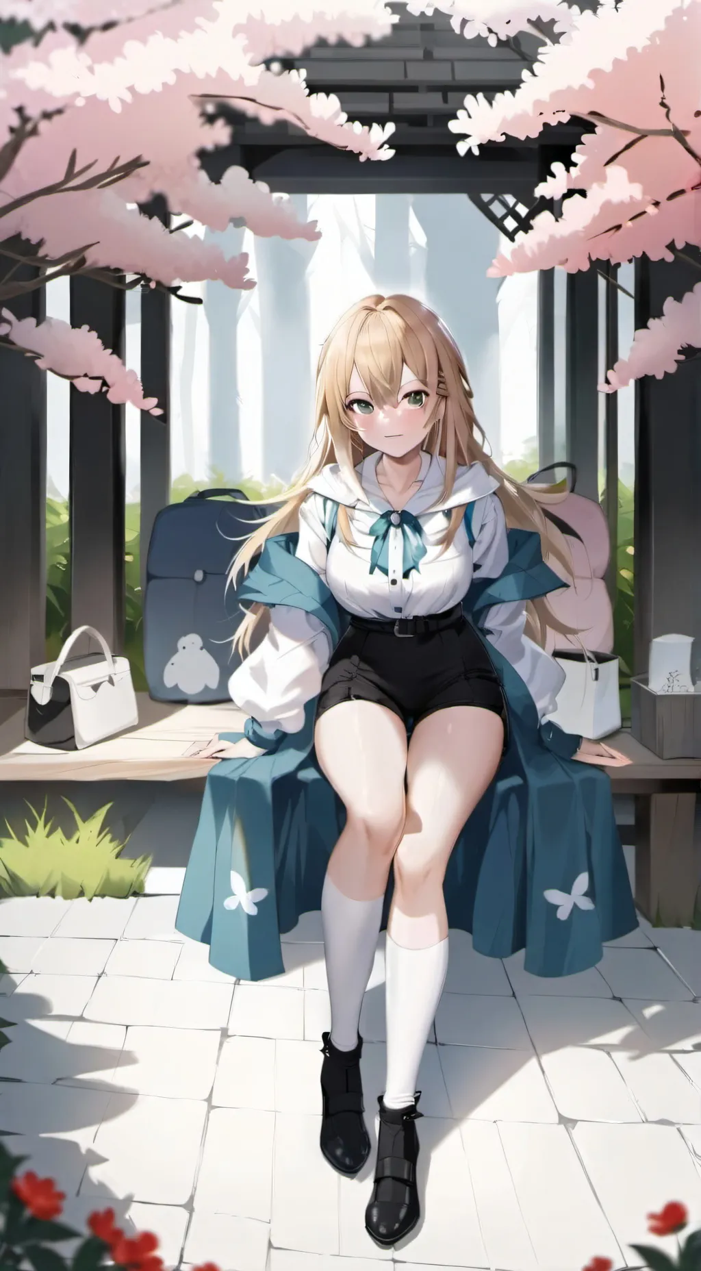 ai character: HIMAWARI KOCHO background