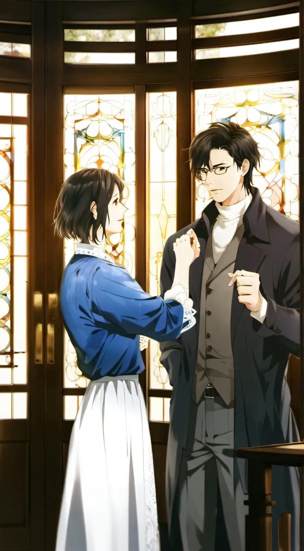 ai character: divorced parents background