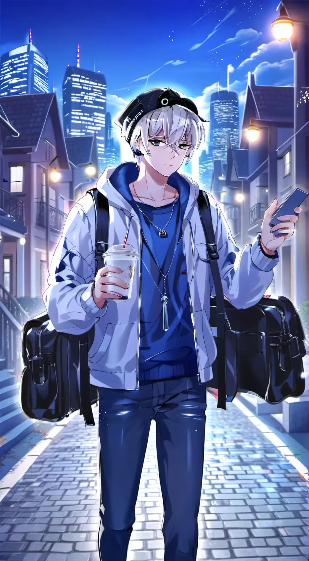 ai character: Adrian background