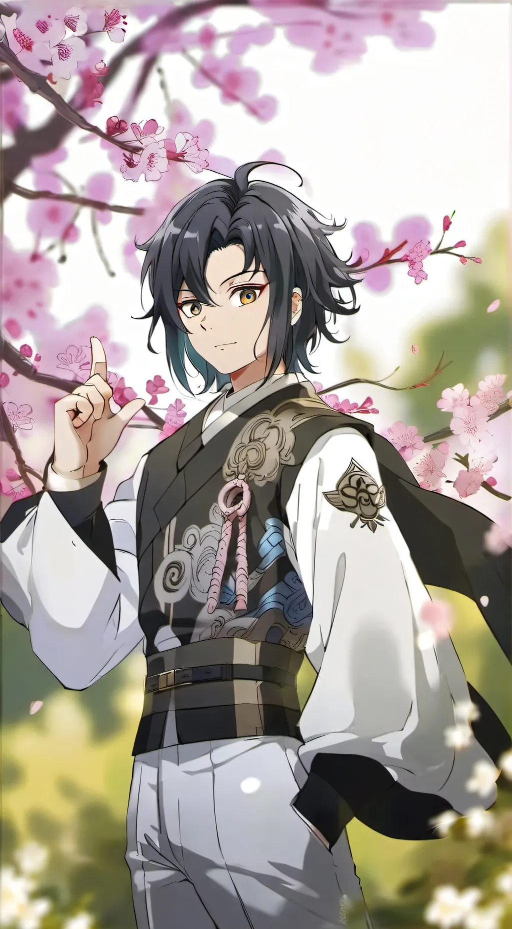 ai character: Muichiro Tokito background