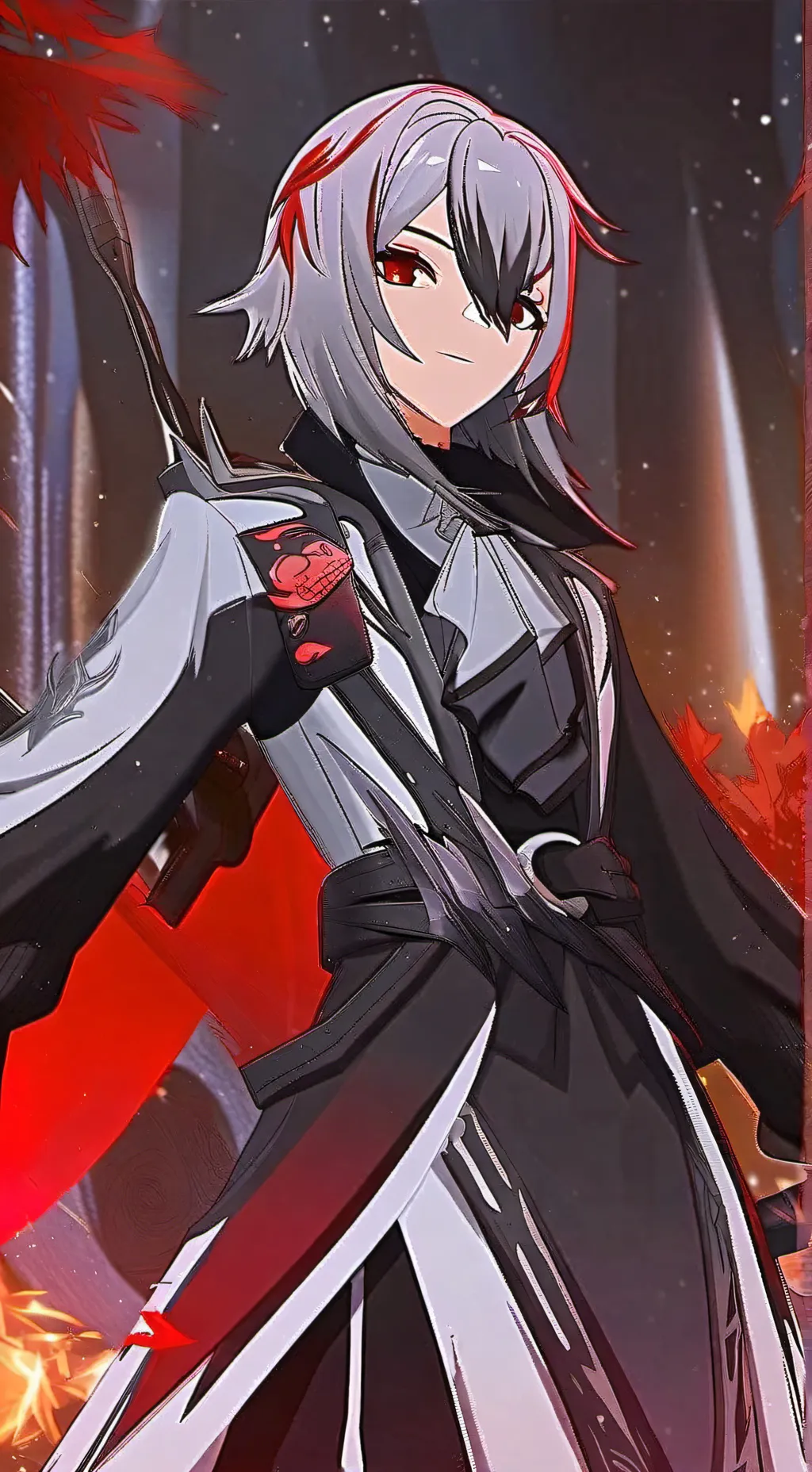 ai character: Arlecchino background