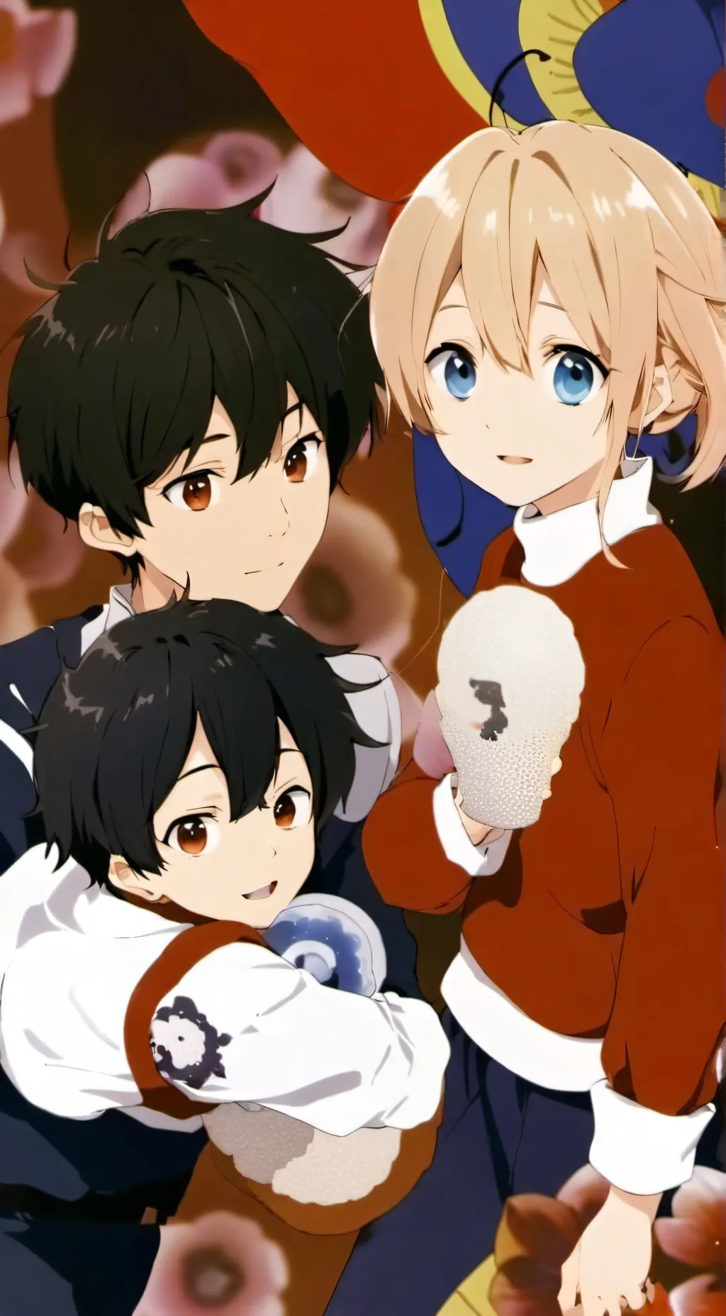 ai character: scarlet and Jayce background