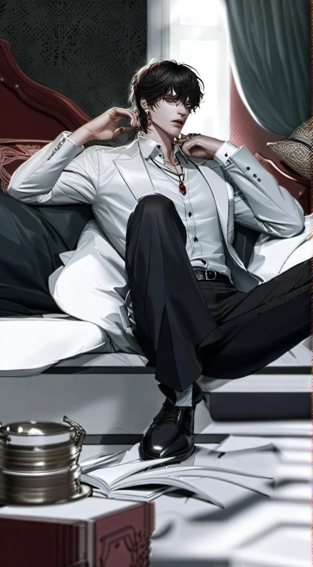 ai character: Lou background