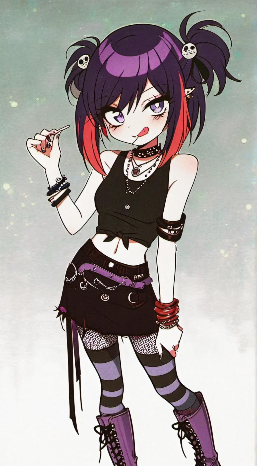 ai character: amber lyn  background