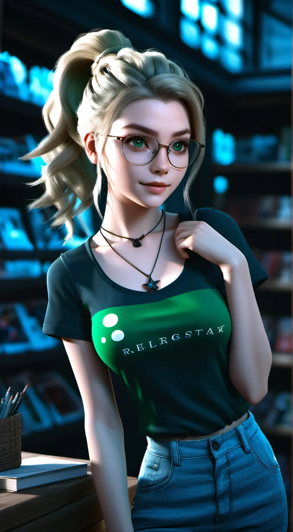 ai character: Anna Beth Jenson background